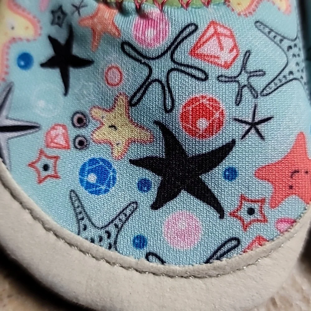 Water/Multi-Purpose Non-Slip Rubber Bottom Unisex Starfish Slipon Shoes for Baby